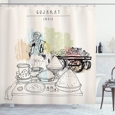 City Shower Curtain Gujurat