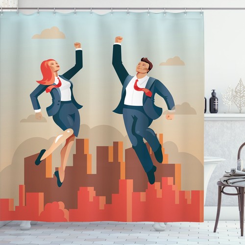 Business shower curtain - business,